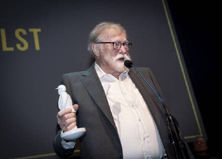 Per Holst gets Ib Prize at the Robert awards ceremony in Copenhagen Harbor Sunday February 3, 2019 Copenhagen Denmark,  Copyright: Scanpix LiselottexSabroex COP102 spdk20190203-194153-L