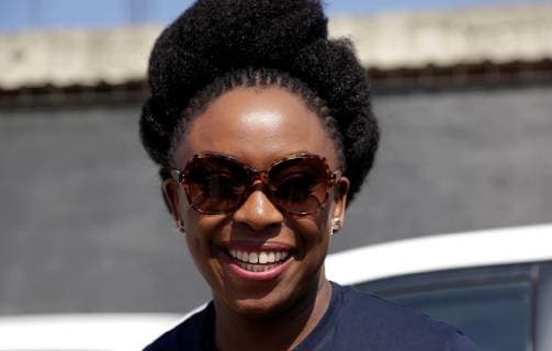 Nigerian writer Chimamanda Ngozi Adichie attends a conference of the 14th Hay Festival, at the Nelson Mandela neighborhood, in Cartagena, Colombia, 03 February 2019. Chimamanda Ngozi Adichie in Cartagena s Hay Festival !ACHTUNG: NUR REDAKTIONELLE NUTZUNG!  Copyright: xRicardoxMaldonadoxRozox AME7929 20190203-636848301648350896