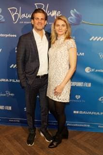 Steffen Groth with partner Ana Große Halbuer Presentation of the Blue Flower Award 2019 in Berlin on 06 02 2019 Blue Flower Award 2019