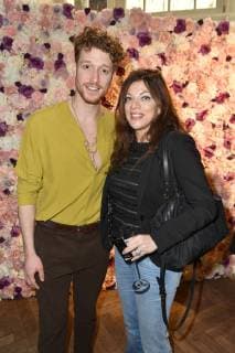 Daniel Donskoy and Alice Brauner at the presentation of the Blaue Blume Award 2019 in the Restaurant Grosz Berlin 06 02 2019 Foto:xF.xKernx xFuturexImage