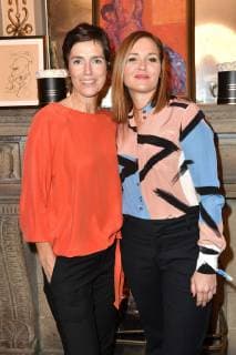 Julia Bremermann and Judith Hoersch at the presentation of the Blaue Blume Award 2019 in the Restaurant Grosz Berlin 06 02 2019 Foto:xF.xKernx xFuturexImage