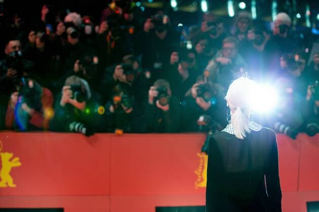 February 7, 2019 - Berlin, Germany - Andrea Riseborough attends the The Kindness Of Strangers Red Carpet at the 69th Berlinale International Film Festival Berlin on February 7, 2019, in Berlin, Germany. The Berlin film festival will be running from February 7 to 17, 2019. Nearly 400 movies from around the world will be presented, with 17 vying for the prestigious Golden Bear top prize. Berlin Germany  - ZUMAn230 20190207_zaa_n230_875 Copyright: xManuelxRomanox