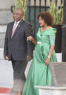 State of the Nation Address 2019 CAPE TOWN, SOUTH AFRICA - FEBRUARY 07: President Cyril Ramaphosa and Speaker of the National Assembly Baleka Mbete at the State of the Nation Address 2019 in Cape Town, South Africa. This was President Cyril Ramaphosa s first time delivering the address. ( Gallo0150874