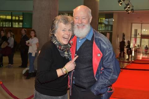 World premiere CLEO with Marleen Lohse William ãBillÒ Mockridge with wife Margie Kinsky Arrival at world premiere of CLEO as opening film of the Berlinale series Generation Kplus at the Berlinale in the House of World Cultures iin Berlin on 08 02 2019