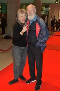 World premiere CLEO with Marleen Lohse William ãBillÒ Mockridge with wife Margie Kinsky Arrival at world premiere of CLEO as opening film of the Berlinale series Generation Kplus at the Berlinale in the House of World Cultures iin Berlin on 08 02 2019