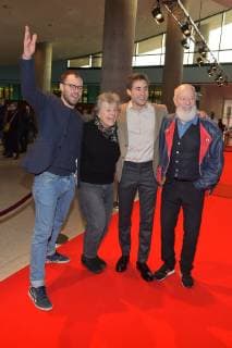 World premiere CLEO with Marleen Lohse Lenny Mockridge William ãBillÒ Mockridge with wife Margie Kinsky Jeremy Mockridge Arrival at world premiere of CLEO as opening film of the Berlinale series Generation Kplus at the Berlinale in the House of World Cultures iin Berlin on 08 02 2019