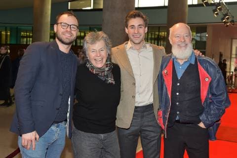World premiere CLEO with Marleen Lohse Lenny Mockridge William Bill Mockridge with wife Margie Kinsky Jeremy Mockridge Arrival at world premiere of CLEO as opening film of the Berlinale series Generation Kplus at the Berlinale in the House of World Cultures iin Berlin on 08 02 2019