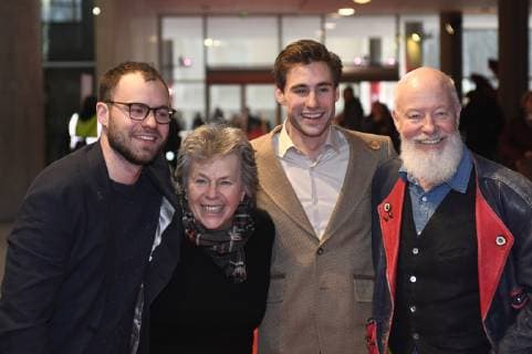 Lenny Mockridge Margie Kinsky Jeremy Mockridge and Bill Mockridge at the premiere of Cleo at the Berlinale 2019 69 Berlin International Film Festival at the Haus der Kulturen der Welt Berlin 08 02 2019 Foto:xC.xNiehausx xFuturexImage
