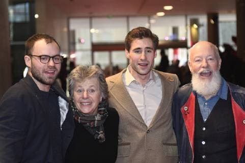 Lenny Mockridge Margie Kinsky Jeremy Mockridge and Bill Mockridge at the premiere of Cleo at the Berlinale 2019 69 Berlin International Film Festival at the Haus der Kulturen der Welt Berlin 08 02 2019 Foto:xC.xNiehausx xFuturexImage