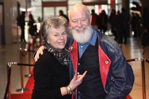 Margie Kinsky with husband Bill Mockridge at the premiere of Cleo at the Berlinale 2019 69 Berlin International Film Festival at the Haus der Kulturen der Welt Berlin 08 02 2019 Foto:xC.xNiehausx xFuturexImage