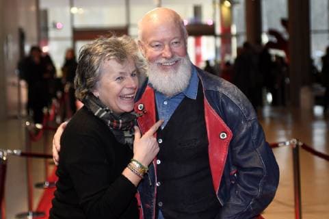Margie Kinsky with husband Bill Mockridge at the premiere of Cleo at the Berlinale 2019 69 Berlin International Film Festival at the Haus der Kulturen der Welt Berlin 08 02 2019 Foto:xC.xNiehausx xFuturexImage