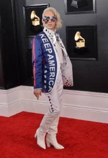 Entertainment Bilder des Tages Ricky Rebel arrives for the 61st annual Grammy Awards held at Staples Center in Los Angeles on February 10, 2019.  LAP2019021097 JIMxRUYMEN