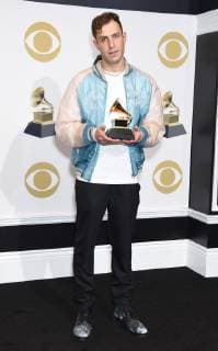 Cole M. Greif-Neill appears backstage with his award for Best Engineered Album, Non-Classical for Colors , during the 61st annual Grammy Awards held at Staples Center in Los Angeles on February 10, 2019.  LAP20190210154 GREGGxDEGUIRE