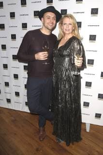 Max Mutzke and Barbara Schöneberger at the presentation of the Champagne Prize for Joy of Life 2019 in the Hotel Louis C Jacob Hamburg 11 02 2019 Foto:xH.xHartmannx xFuturexImage
