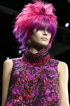 February 11, 2019 - New York, N.Y, USA - KAIA GERBER at the Anna Sui F W 2019 Fashion Show,.Spring Studios, NYC.February 11, 2019.Photos by , Globe Photos Inc 2019 New York USA - ZUMAms4_ 20190211_zaa_ms4_047 Copyright: xSoniaxMoskowitzx