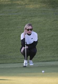 February 11, 2019 - Brentwood, California, United States of America - Paige Spiranac during the Inaugural Celebrity Cup at the Riviera Country Club in Brentwood, California on Monday February 11, 2019. Tiger Woods and Fred Couples were captains. JAVIER ROJAS PI Brentwood United States of America - ZUMAp124 20190211_zaa_p124_032 Copyright: xJavierxRojas Pix