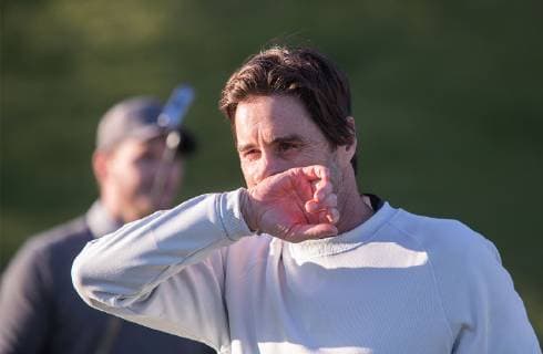 February 11, 2019 - Brentwood, California, United States of America - Actor, Luke Wilson during the Inaugural Celebrity Cup at the Riviera Country Club in Brentwood, California on Monday February 11, 2019. Tiger Woods and Fred Couples were captains. JAVIER ROJAS PI Brentwood United States of America - ZUMAp124 20190211_zaa_p124_035 Copyright: xJavierxRojas Pix