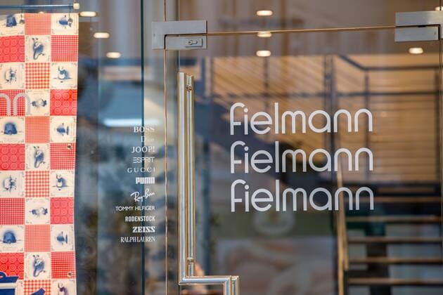 Logo and lettering by Fielmann Bamberg Bayern Germany