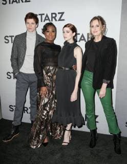 12 February 2019 - Los Angeles, California - Ruairi O Connor, Stephanie Levi-John, Charlotte Hope, Laura Carmichael . 2019 Starz Winter TCA Tour held at 71Above. Photo Credit: PMA AdMedia 235272 2019-02-12 Etats-Unis  Copyright: xAdMediax STAR_235272_090