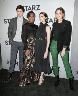 12 February 2019 - Los Angeles, California - Ruairi O Connor, Stephanie Levi-John, Charlotte Hope, Laura Carmichael . 2019 Starz Winter TCA Tour held at 71Above. Photo Credit: PMA AdMedia 235272 2019-02-12 Etats-Unis  Copyright: xAdMediax STAR_235272_092