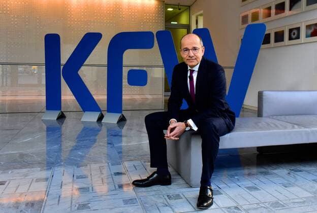 Germany Frankfurt 13 02 2019 Dr Guenther Braeunig Chairman of KfW Bankengruppe during the start of the year Press conference Start of the year Press conference of KfW Bankengruppe