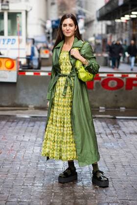 Gala Gonzalez attending the Michael Kors show during New York Fashion Week - Feb 13, 2019 - NYFW: Fall 2019 Street Style Day 7, New York New York United States  Copyright: xMichellexSangsterx h_00580786