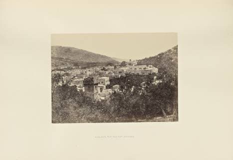 Nablous, the Ancient Shechem; Francis Frith (English, 1822 - 1898); Nablus, Palestine; 1858; Albumen silver print  Copyright: LCD2_180906_18393