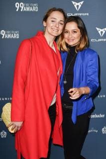 Anne-Catrin Wahls (ehemals Märzke) and Sarah Alles at the 99Fire Films Award during the Berlinale 2019 at the Alexanderplatz substation Berlin 14 02 2019 Foto:xF.xKernx xFuturexImage