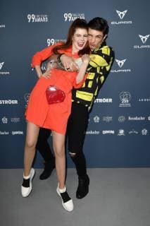 Klaudia Giez with friend Felipe Soares at the 99Fire Films Award during the Berlinale 2019 at the Alexanderplatz substation Berlin 14 02 2019 Foto:xF.xKernx xFuturexImage