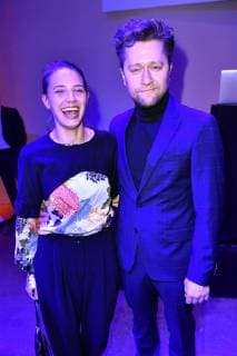 Jytte Merle Böhrnsen and Adrian Topol at the 99Fire Films Award during the Berlinale 2019 at the Alexanderplatz substation Berlin 14 02 2019 Foto:xF.xKernx xFuturexImage