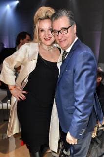 Felix O Adlon with wife Nina Adlon at the 99Fire Films Award during the Berlinale 2019 at the Alexanderplatz substation Berlin 14 02 2019 Foto:xF.xKernx xFuturexImage