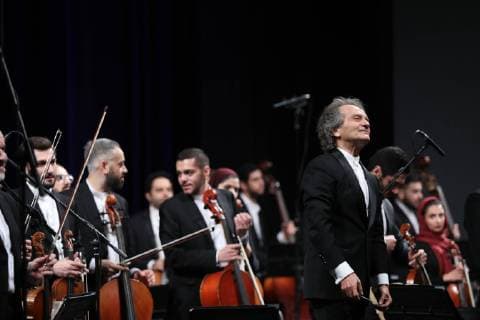 The Tehran Symphony Orchestra, headed by Prominent Iranian maestro Shahrdad Rohani, staged a performance on the third day of 34th Fajr Music Festival, in Tehran on Friday.  MajidxAsgaripour