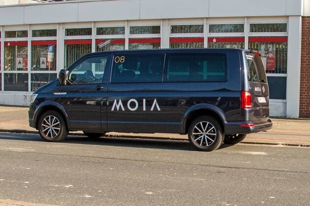 MOIA Taxi Volkswagen seen on 17 02 2019 in Hannover