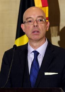 FIT, HubBrussel s Wim Van Cauteren pictured at a briefing after the arrival of the Belgian delegation in Mexico city, Sunday 17 February 2019. Several federal and regional ministers accompany the princess on a economic mission to Mexico from 17 to 24 February.  ERICxLALMAND 05532815