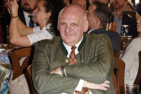 Franz Bergmueller Wirt Bayerische Wirtshauskultur Chairman Munich 18 02 19 Hofbraeuhaus Bayerischer Wirtshauskultur Award Ceremony For favourite beer garden and Bavarian regulars table brother 2019 Wirtshaus competition