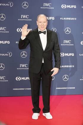 Prince Albert II of Monaco Red Carpet Award Ceremony Laureus World Sports Awards 2019 in the Sporting Principality of Monaco Cote d Azur