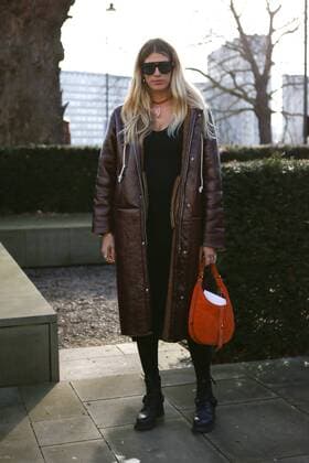 Veronika Heilbrunner, Founder of Hey Woman, attending the Victoria Beckham show during London Fashion Week - Feb 17, 2019 - LFW: Fall 2019 Street Style Day 3, London England United Kingdom  Copyright: xValentinaxRanierix h_00581389