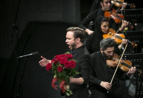 (190219) -- TEHRAN, Feb. 19, 2019 -- Artists perform at a concert during the 34th Fajr International Music Festival in Tehran, Iran, Feb. 18, 2019. ) IRAN-TEHRAN-MUSIC FESTIVAL AhmadxHalabisaz 