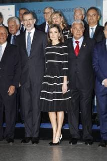 Spanish King Felipe VI and Queen Letizia Ortiz during the presentation of the World Peace Liberty Award in Madrid on Wednesday 20 February 2019 Cordon Press