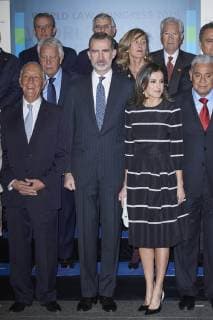 20-02-2019 Madrid Queen Letizia and King Felipe during the ‘’World peace & Liberty award’’ at the closing session of the ‘’World law congress, WLC, of the ‘’World jurist association, WJA at the royal theatre in Madrid. No Spain  Copyright: xPPE THORTONx