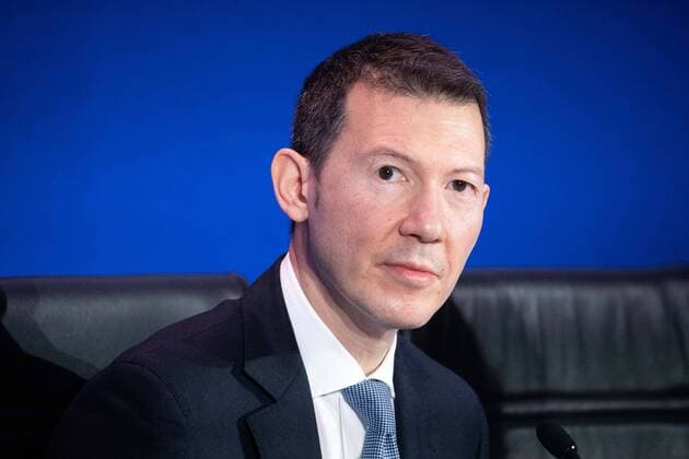 Air France-KLM Chief Executive Officer Benjamin Smith attends the press conference for the group s 2018 financial year results in Paris on February 20, 2019.  Copyright: xChristophexMorinx