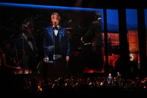 February 20 2019 EUM20190220ESP01 JPG MEXICO CITY ConcertConcert Andrea Bocelli Aspects of the concert of the Italian singer Andrea Bocelli that took place the night of this February 19, 2019 at the Palacio de los Deportes in Mexico City Photo Agency EL UNIVERSALValente RosasAFBV  - ZUMAu78_ 20190220_zaf_u78_012 Copyright: xElxUniversalx