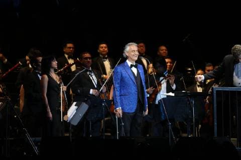 February 20 2019 EUM20190220ESP05 JPG CITY OF MEXICO ConcertConcert Andrea Bocelli Aspects of the concert of the Italian singer Andrea Bocelli that took place the night of this February 19, 2019 at the Palacio de los Deportes in Mexico City Photo Agency EL UNIVERSALValente RosasAFBV  - ZUMAu78_ 20190220_zaf_u78_013 Copyright: xElxUniversalx