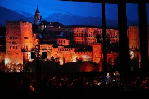 February 20 2019 EUM20190220ESP03 JPG CITY OF MEXICO ConcertConcert Andrea Bocelli Aspects of the concert of the Italian singer Andrea Bocelli that took place the night of this February 19, 2019 at the Palacio de los Deportes in Mexico City Photo Agency EL UNIVERSALValente RosasAFBV  - ZUMAu78_ 20190220_zaf_u78_014 Copyright: xElxUniversalx