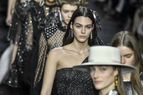 Milan Fashion Week Fashion for women autumn winter 2019 - 2020. Alberta Ferretti fashion show. In the photo: Vittoria Ceretti  Copyright: xRiccardoxGiordanox xIPAx xFotosickix 0