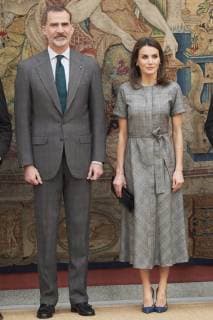 21-02-2019 Madrid Queen Letizia and King Felipe during the national research awards 2018 at the El Pardo palace in Madrid. No Spain  Copyright: xPPE THORTONx