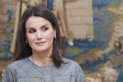 21-02-2019 Madrid Queen Letizia and King Felipe during the national research awards 2018 at the El Pardo palace in Madrid. No Spain  Copyright: xPPE THORTONx