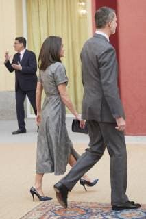 February 21, 2019 - Madrid, Madrid, Spain - King Felipe VI of Spain, Queen Letizia of Spain attends the Delivery of the National Research Awards 2018 at Palacio de El Pardo on February 21, 2019 in Madrid, Spain Madrid Spain  - ZUMAg15_ 20190221_zaf_g15_033 Copyright: xJackxAbuinx