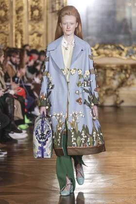 Milan Fashion Week Fashion Women Fall Winter 2019 - 2020. Vivetta Fashion Show In Photo: Model  Copyright: xRiccardoxGiordanox xIPAx xFotosickix 0