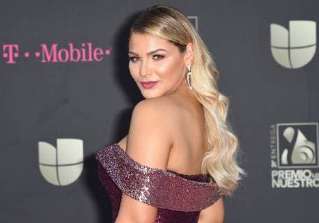Entertainment Bilder des Tages Migbelis Castellanos walks the red carpet at the Univision 2019 Premio Lo Nuestro a La M?sica Latina award show at the American Airlines Arena in Miami,Florida, February 21, 2019.  MIA20190221119 GARYxIxROTHSTEIN
